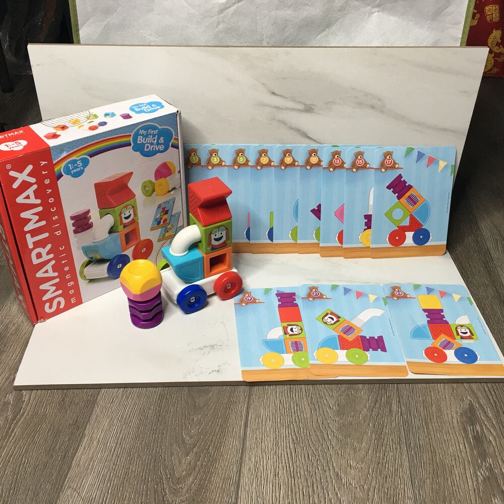 Smart Max My First Build & Drive Magnetic Discovery Building Puzzle Toy